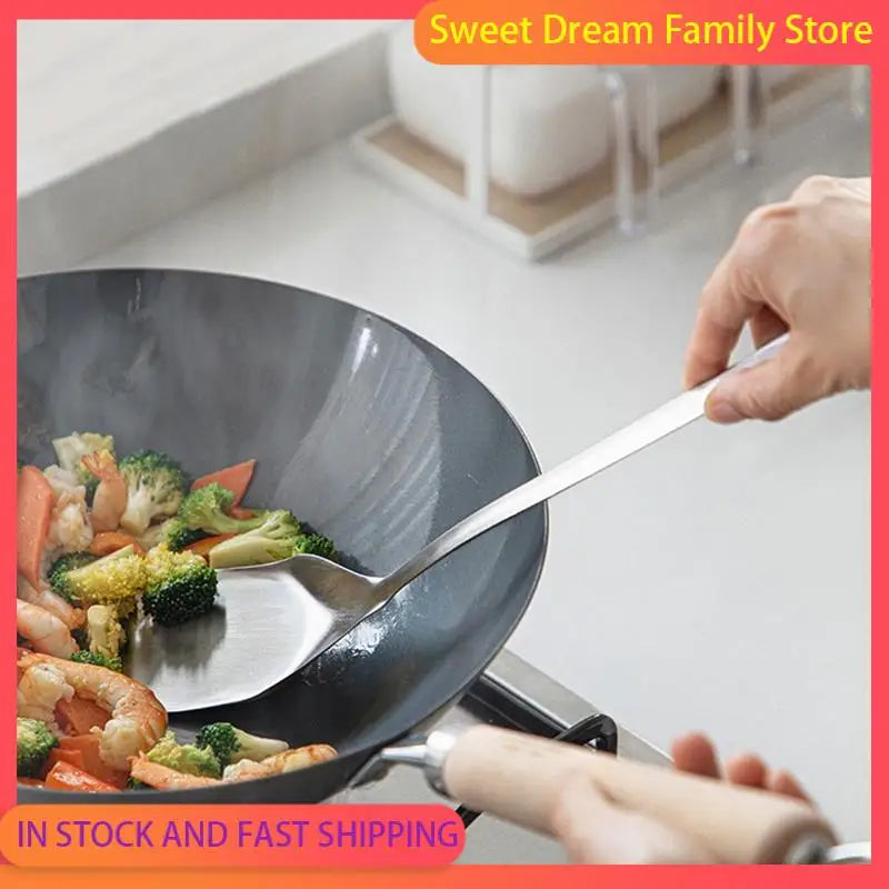 SDFC-Kitchen Spatula 304 Stainless Steel Dishwasher Safe For Cooking Slotted Shovel Frying Stirring Stirrer Home Kitchen Tool