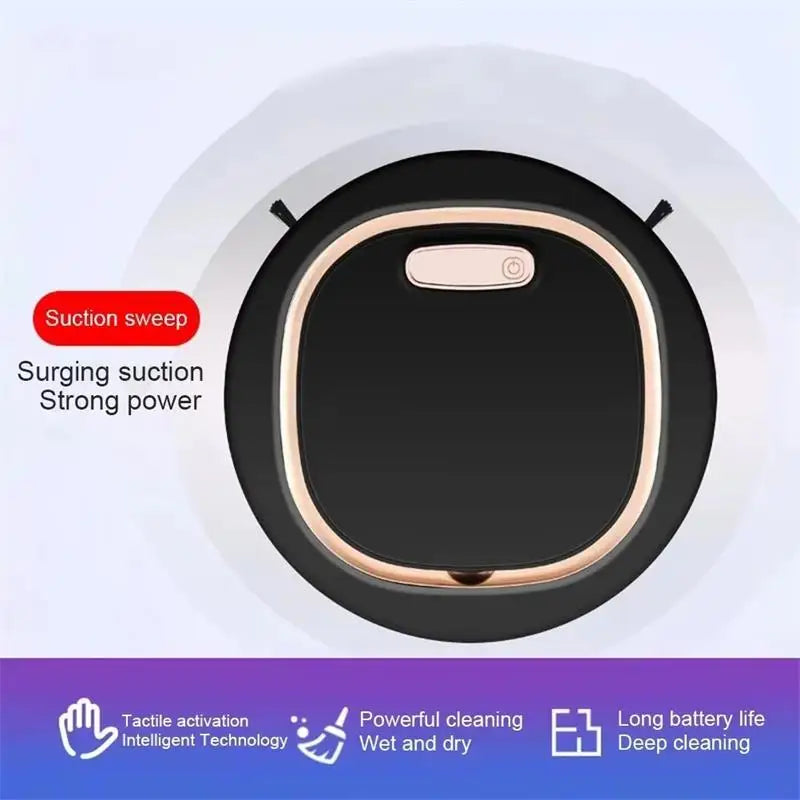 Automatic Sweeping Robot Home Sweeper Lazy Person Intelligent 3-in-1 Sweeping Machine USB Rechargeable Vacuum Cleaner