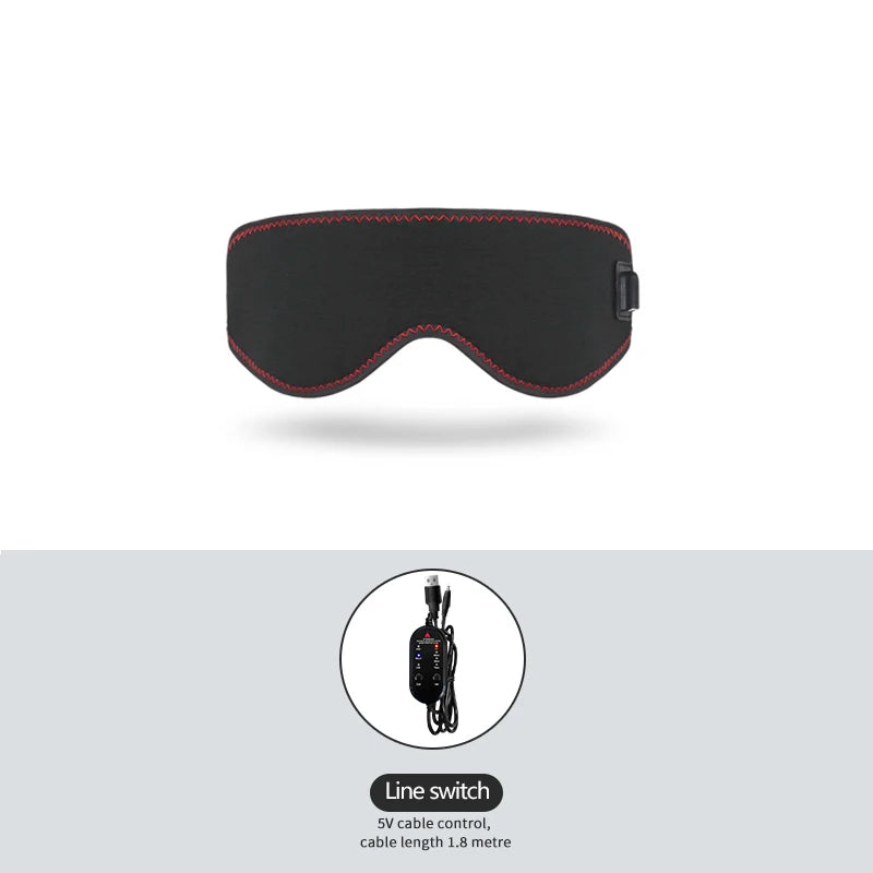 Portable Electric Heated Eye Massager – USB-Powered Warm Eye Mask for Dry Eyes, Dark Circles & Sleep Relief