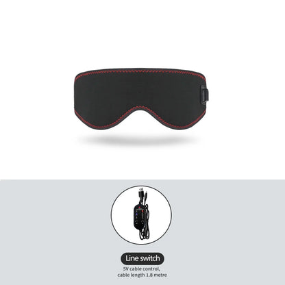 Portable Electric Heated Eye Massager – USB-Powered Warm Eye Mask for Dry Eyes, Dark Circles & Sleep Relief