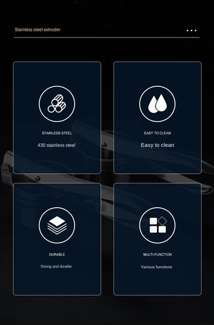 Kitchen Multifunctional Tool Stainless Steel Manual Juicer For Fruits And Vegetables Vegetable Filling Squeezer Simple Operation