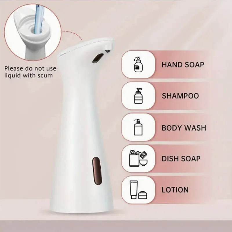 Automatic Sensor Soap & Sanitizer Dispenser – Smart Touchless Liquid Dispenser for Kitchen, Bathroom & Toilet