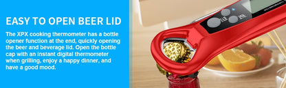 kitchen things Meat Thermometer Digital IP67 Waterproof Kitchen Cooking Food Fast Measurement Thermometer 2 Probes BBQ Grill Oil