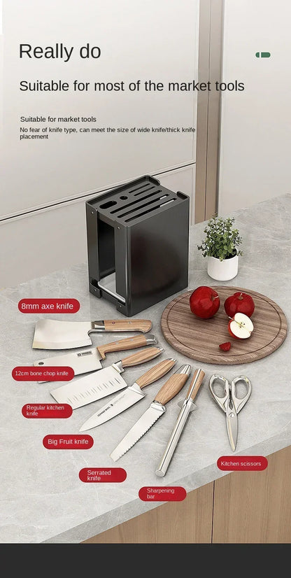 Multi-Functional Kitchen Accessories Knife Rack Kitchen Knife Rack Knife Rack Kitchen Draining Magnetic Kitchenware Knife Block