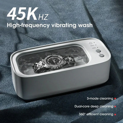 Mini Ultrasonic Cleaner – High-Frequency Vibration Cleaning Machine for Glasses, Jewelry & Pacifiers