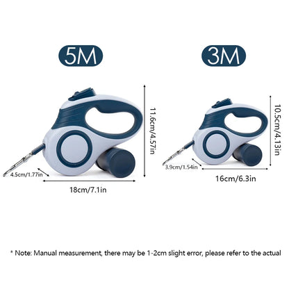 Automatic Retractable Dog Leash – Extendable Rope for Walking, Hiking & Outdoor Travel, Small Dogs & Cats