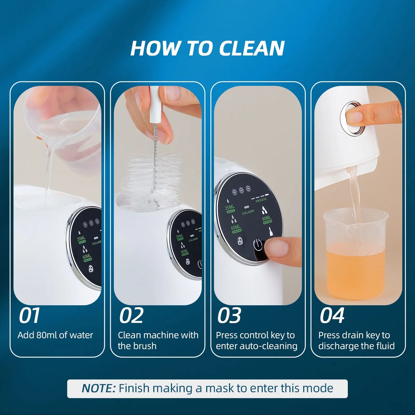 DIY Facial Mask Maker Machine – Automatic Home Spa Mask Making with Fruit, Vegetable & Milk