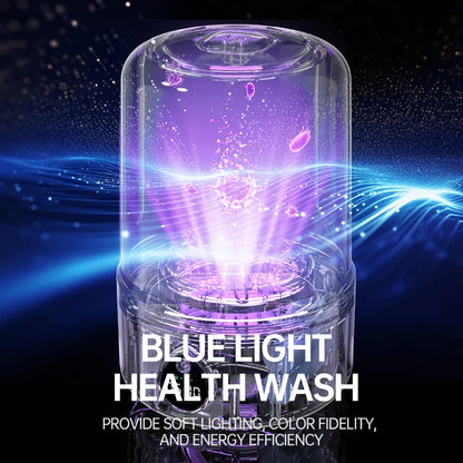 Mi Portable Wireless Washing Machine – 1.5L Mini Underwear & Socks Cleaner with LED Bucket