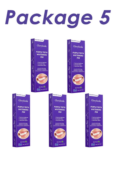 Instant Teeth Whitening Pen – Purple Formula for Tooth Stain Removal, No Sensitivity