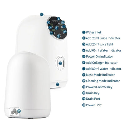 DIY Facial Mask Maker Machine – Automatic Home Spa Mask Making with Fruit, Vegetable & Milk