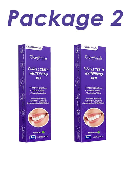 Instant Teeth Whitening Pen – Purple Formula for Tooth Stain Removal, No Sensitivity