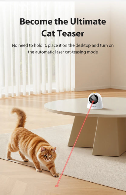 Automatic Cat Laser Toy – Interactive Adjustable Electric Smart Pet Toy for Indoor Cats & Dogs