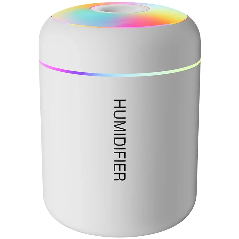 Mini USB Air Humidifier 180ML – Electric Aroma Diffuser, Essential Oil Purifier for Home, Car & Bedroom