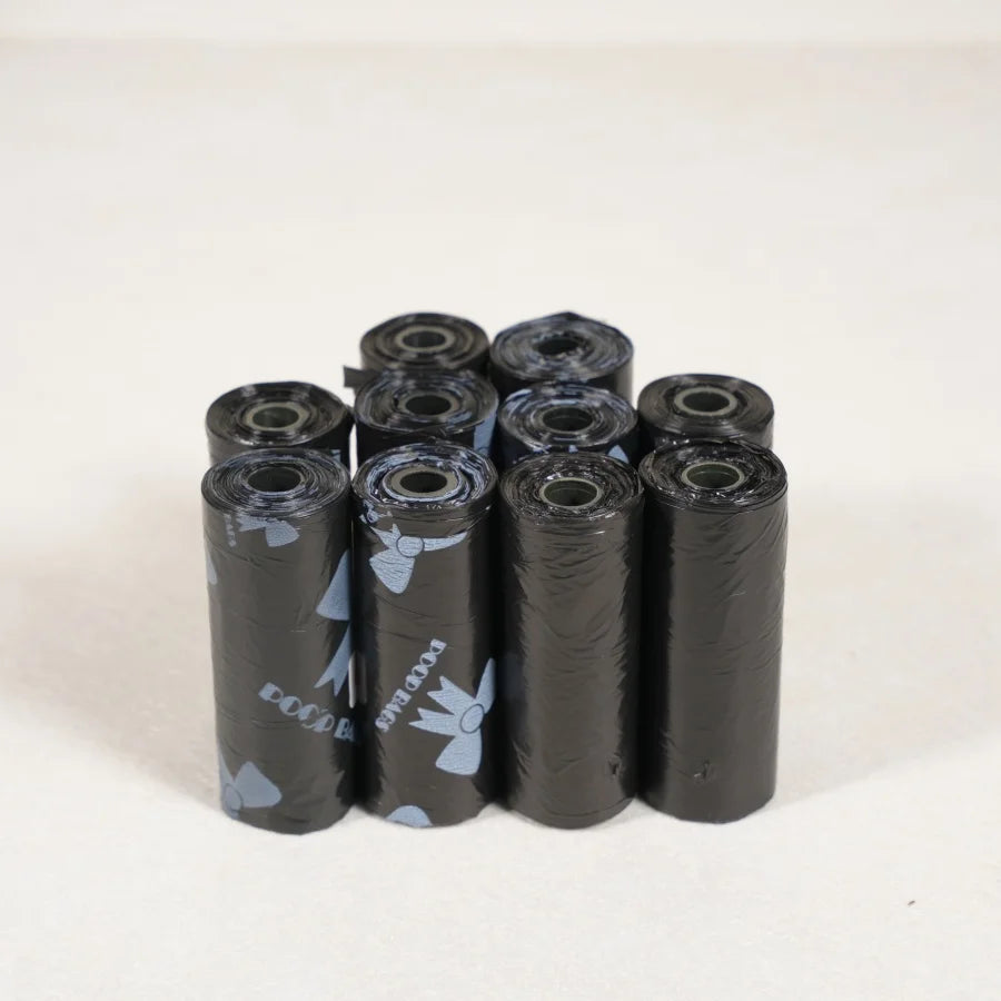 120-Pack Extra Thick Dog Poop Bags – Leakproof Waste Bags in Pink & Purple, High-Quality Polyethylene