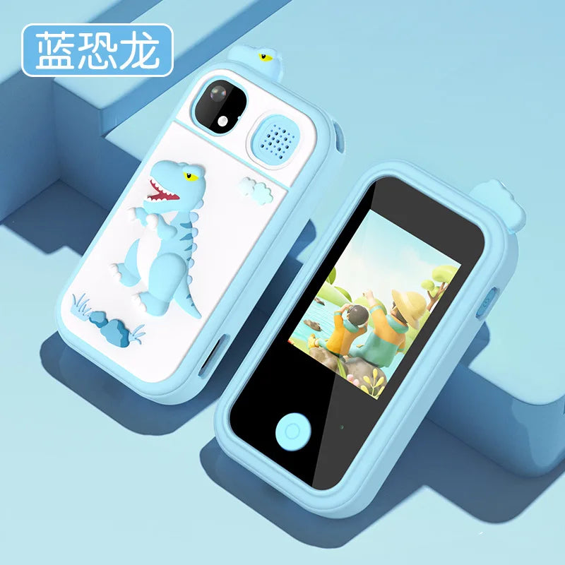 Unicorn Kids Smartphone Toy with HD Camera & Touchscreen | Cartoon Puzzle Games & Music Player | No SIM Card, Gift for Girls & Boys