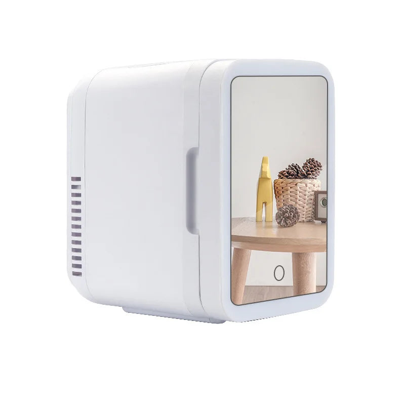Car & Home Mini Beauty Refrigerator – Dual-Purpose Cosmetic Makeup Mask Fridge