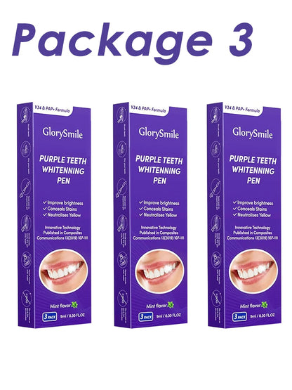 Instant Teeth Whitening Pen – Purple Formula for Tooth Stain Removal, No Sensitivity