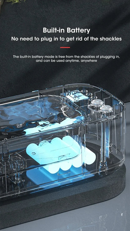 Mini Ultrasonic Cleaner – High-Frequency Vibration Cleaning Machine for Glasses, Jewelry & Pacifiers