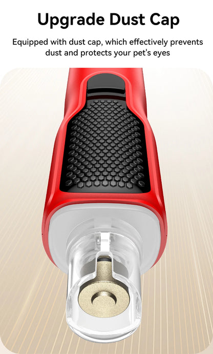 Pet Electric Nail Grinder  – Rechargeable Dog & Cat Nail Clipper with LED Light, 7-Speed Adjustable Paw Grooming Tool