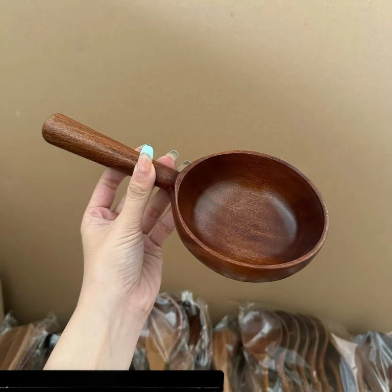 Kitchen Spoon, Wooden Spoon, Extra Large Size, Serving Spoon, Internet Famous, Vermicelli, Dry Rice Spoon
