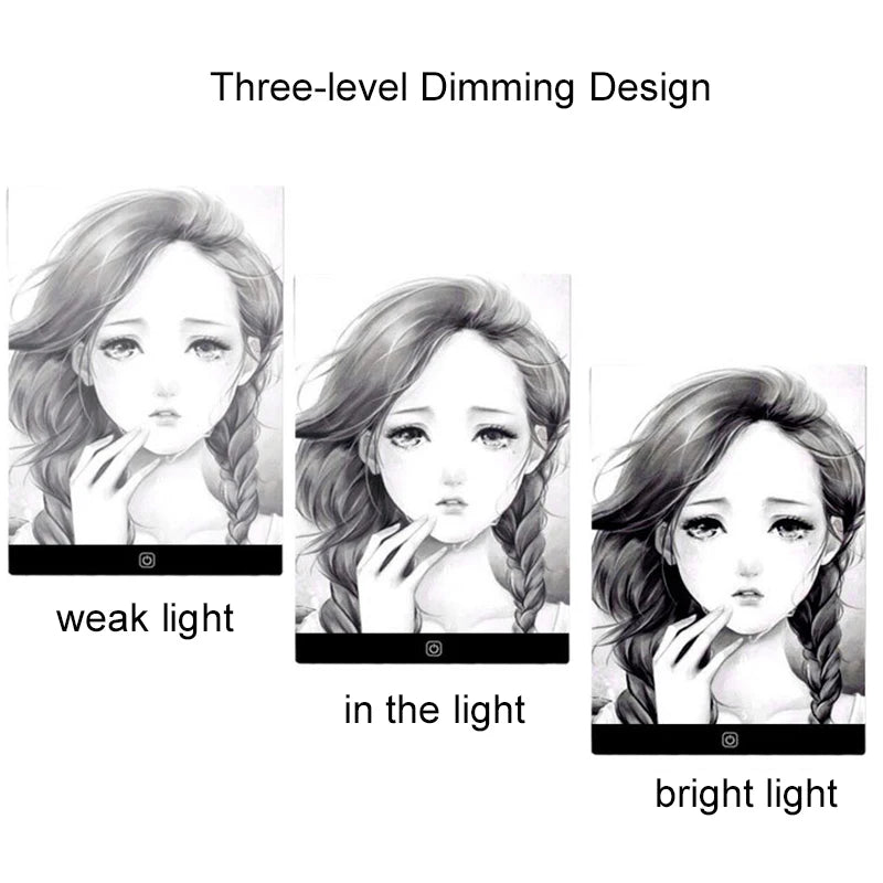 LED Drawing Copy Pad – 3-Level Dimmable Light Board for Kids, Animation Painting Educational Toy