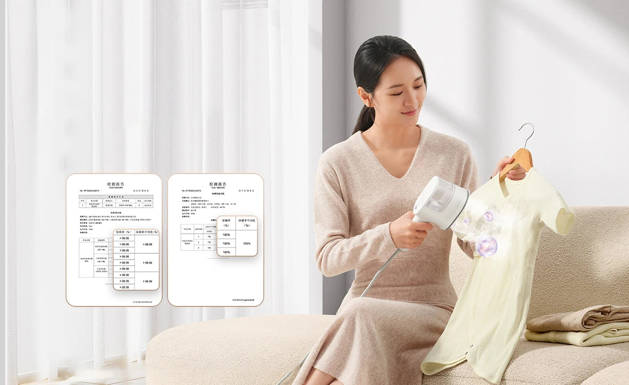 Portable Garment Steamer – Xiaomi Mijia Fast Heat Vertical Iron for Wrinkles, Travel & Home