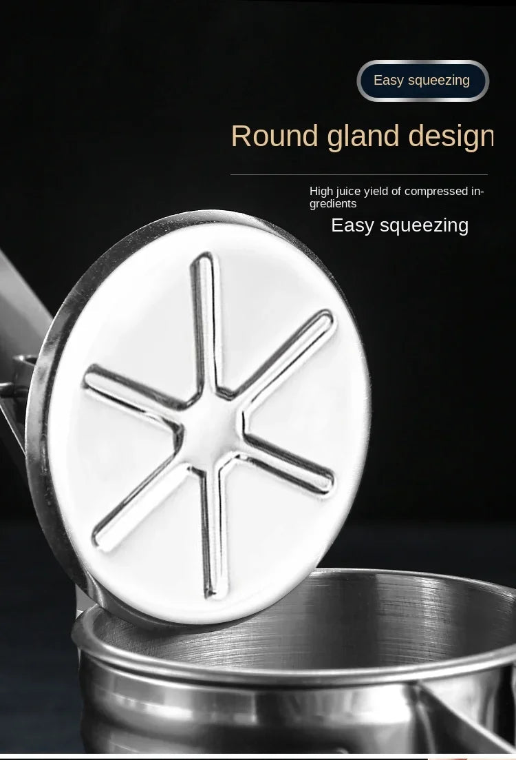 Kitchen Multifunctional Tool Stainless Steel Manual Juicer For Fruits And Vegetables Vegetable Filling Squeezer Simple Operation