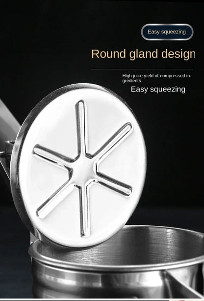 Kitchen Multifunctional Tool Stainless Steel Manual Juicer For Fruits And Vegetables Vegetable Filling Squeezer Simple Operation