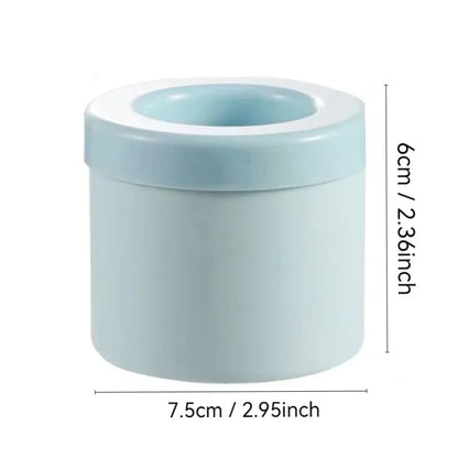 Silicone Round Ice Cube Mold – DIY Ice Bucket Maker for Home, Bar & Summer Drinks