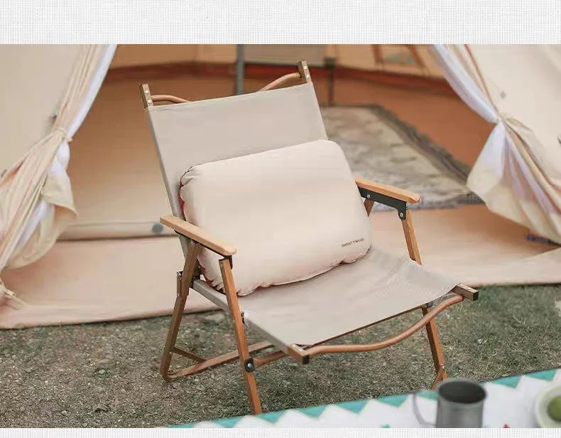 Camping Pillow – Portable Self-Inflating 3D Ultralight Compact Sleeping Pillow for Outdoor Travel & Neck Support