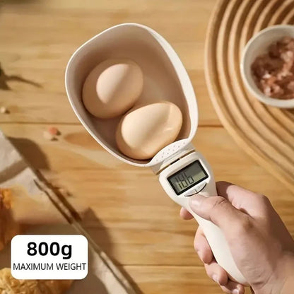 Kitchen Digital Food Measuring Spoon Scale Pet Food Measuring Spoon Scale Suitable For Cat And Dog Food Measuring Flour Spoon  ﻿