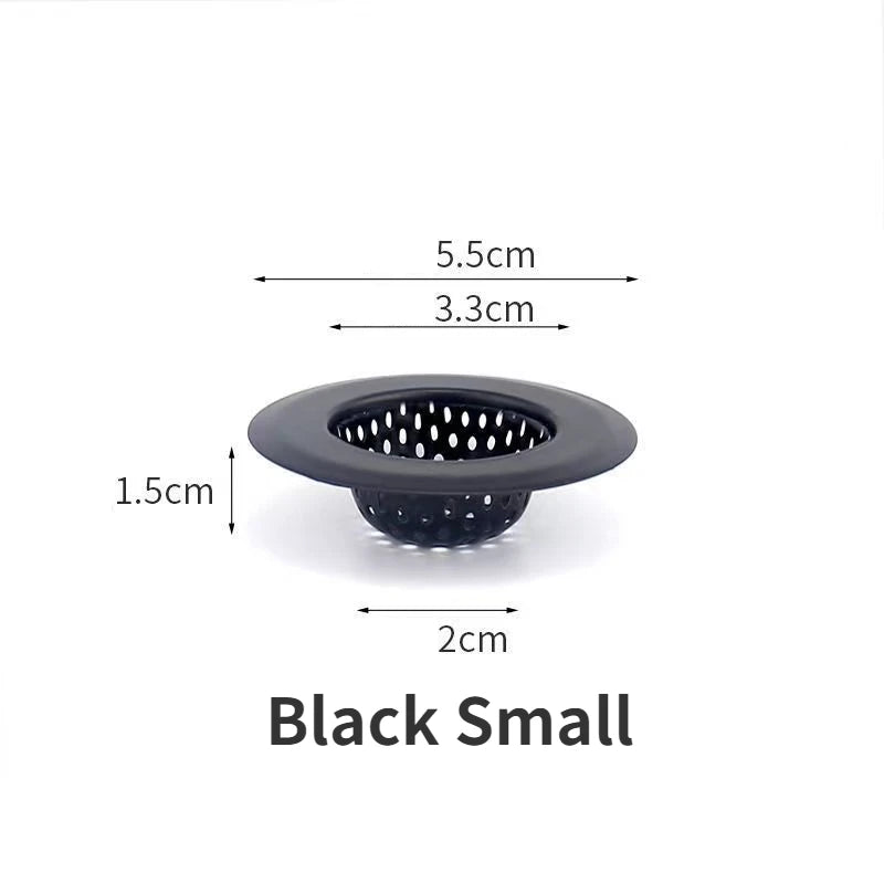 Stainless Steel Sink & Shower Drain Strainer – Hair Catcher, Food & Slag Stopper for Kitchen & Bathroom