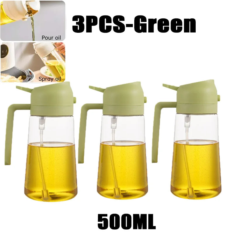 Oil Spray Bottle –  200/300/500ML , reliable  Plastic Cooking Sprayer, Olive Oil, Vinegar & BBQ