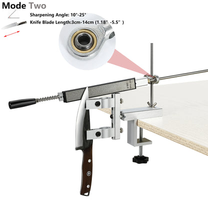 S09 Professional kitchen chef knives and accessories Knife sharpener machine with diamond rolling sharpener sharpening stone