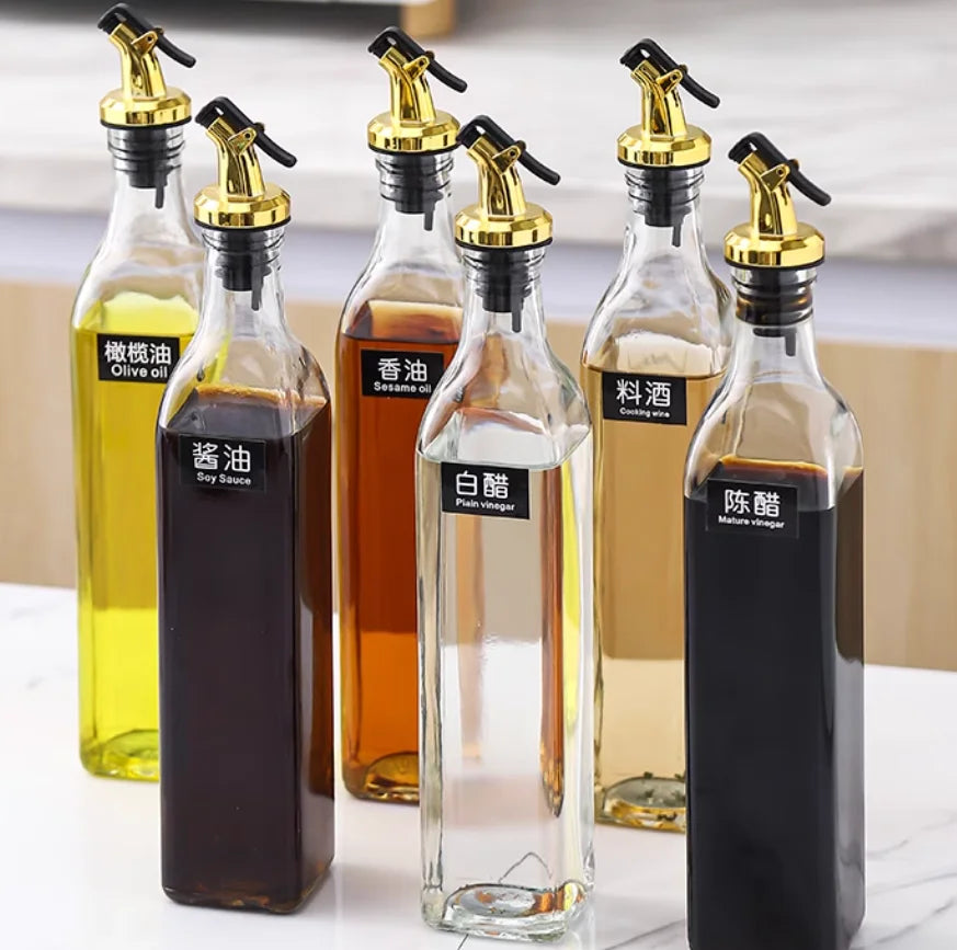 Kitchen Supplies, Ceramic Seasoning Jar, Salt and Pepper Shakers, Seasoning Box, Vinegar Pot, Spice Jar, Seasoning Organizer