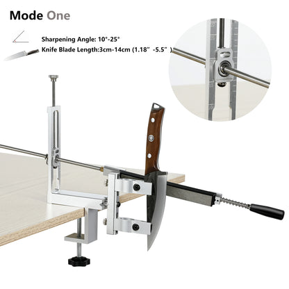 S09 Professional kitchen chef knives and accessories Knife sharpener machine with diamond rolling sharpener sharpening stone