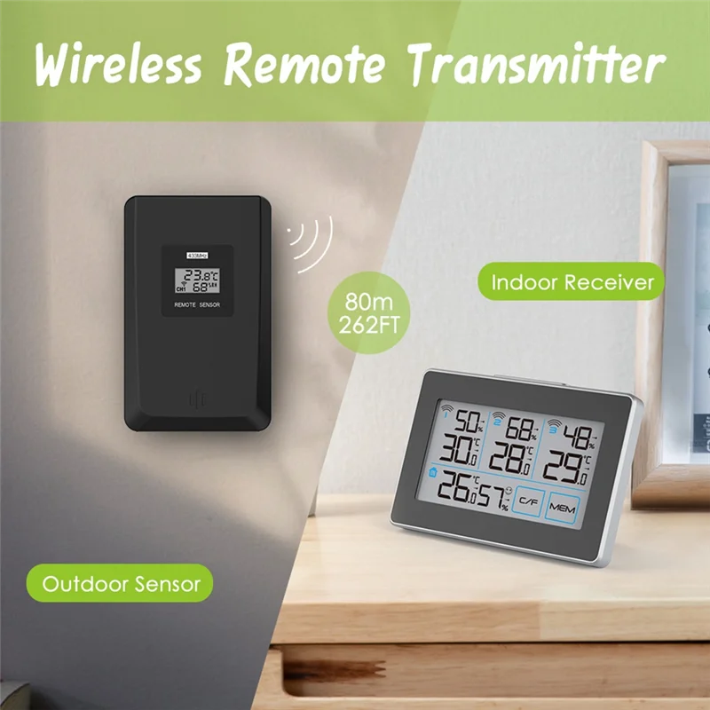 Fast Delivery】Indoor Digital Thermometer Hygrometer – High-Accuracy Temperature & Humidity Monitor
