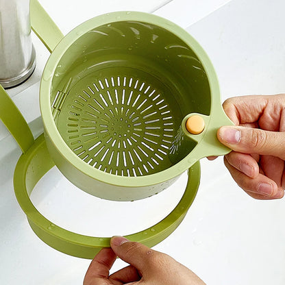 Kitchen Sink Filter Strainer Drain Basket Fruit Vegetable Drainer Rack Water Filter Kitchen Multifunctional Organizer Basket