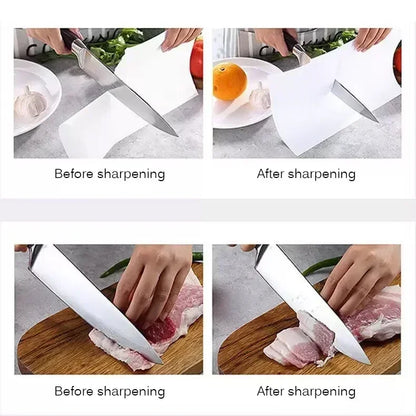 3-Segment Knife Sharpeners for Kitchen Knives Stainless Steel Three-Purpose Sharpening Stone for Kitchen Tools