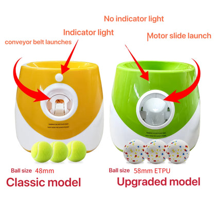 Automatic Dog Ball Launcher – USB Rechargeable Interactive Tennis Ball Thrower Toy