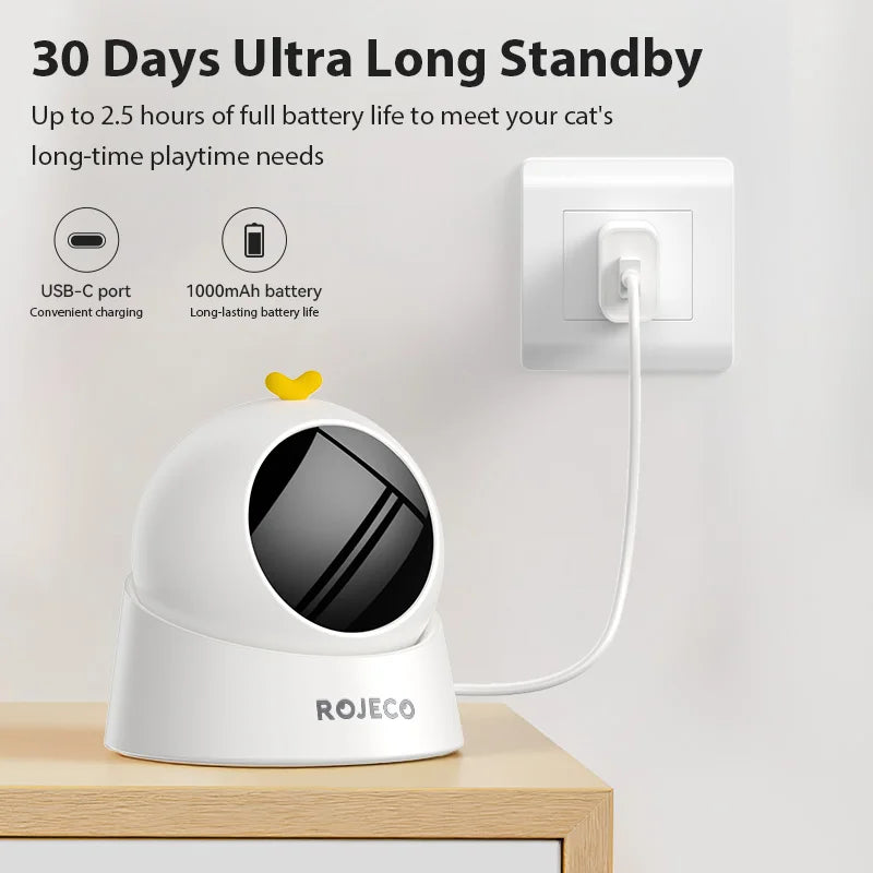 Automatic Cat Laser Toy – Interactive Adjustable Electric Smart Pet Toy for Indoor Cats & Dogs