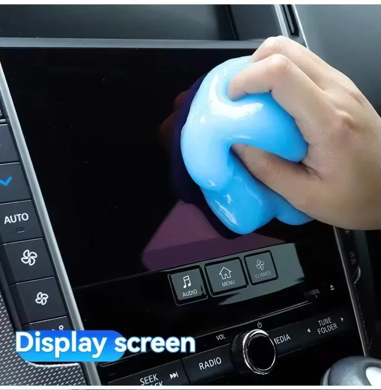 Magic Cleaning Slime Gel for Car Vents & Keyboards | Reusable Auto Interior & Computer Dust Remover - Reaches Every Crevice