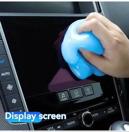 Magic Cleaning Slime Gel for Car Vents & Keyboards | Reusable Auto Interior & Computer Dust Remover - Reaches Every Crevice