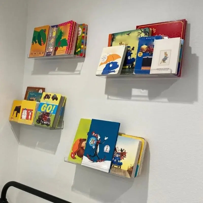 Kitchen Multifunctional Seasoning Rack Wall-Mounted Acrylic Display Rack Home Decoration Bathroom Kitchen Essential