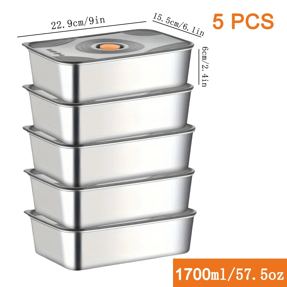 Set of stainless steel, for the kitchen, storage box, for the kitchen, the kitchen, the kitchen, the kitchen, the kitchen, the b