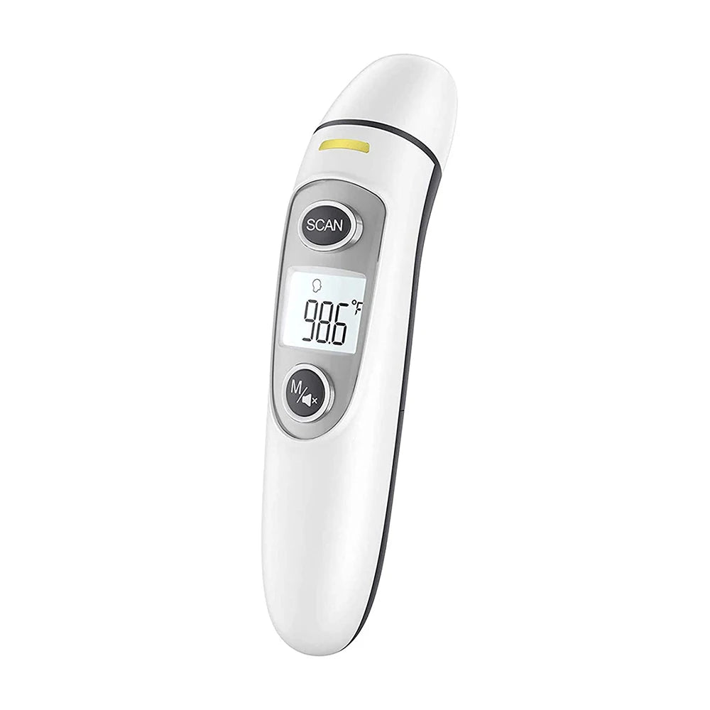 Kingclinic Digital Ear & Forehead Thermometer – 1-Second Fast Reading for Kids, Adults & Family Use