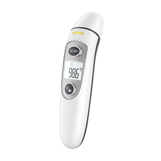 Kingclinic Digital Ear & Forehead Thermometer – 1-Second Fast Reading for Kids, Adults & Family Use