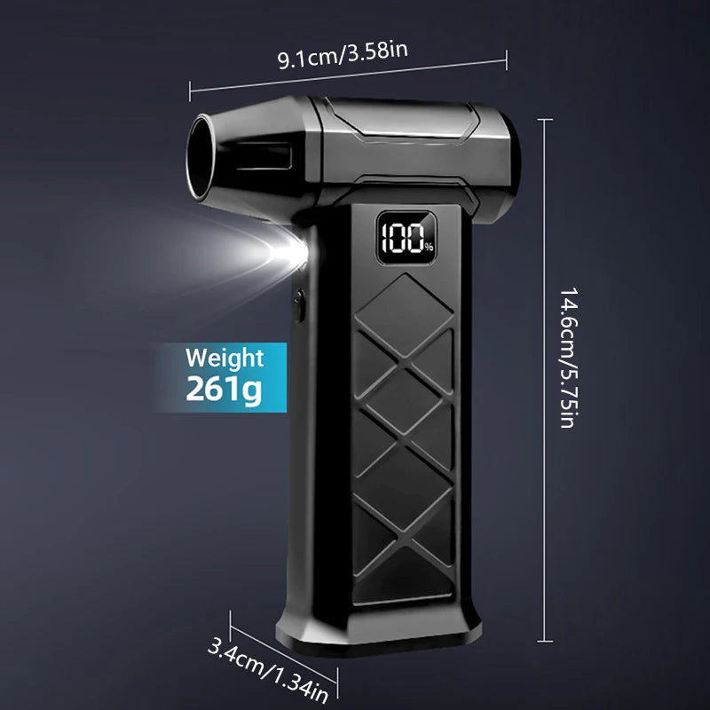 Xiaomi 1000000RPM Turbo Jet Blower – Violent Fan 5-Speed Powerful Air Blower, Brushless Motor, Rechargeable Handheld