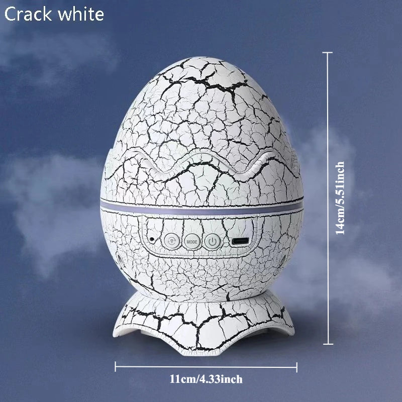 Dinosaur Egg Projector Night Light – Bluetooth Starry Sky Lamp w/ Remote, Mood Light for Kids & Adults