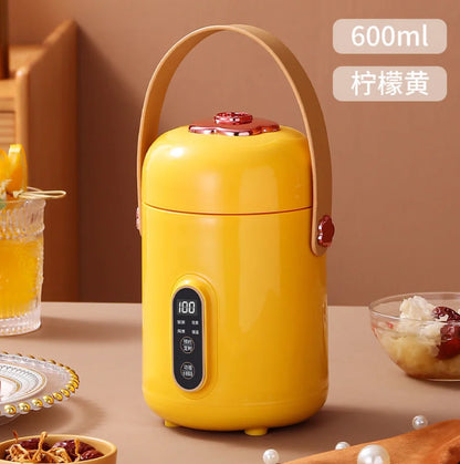 Portable Electric Hot Water Cup & Mini Rice Cooker – Fast Heating Stew Pot for Soup, Porridge & Travel Cooking